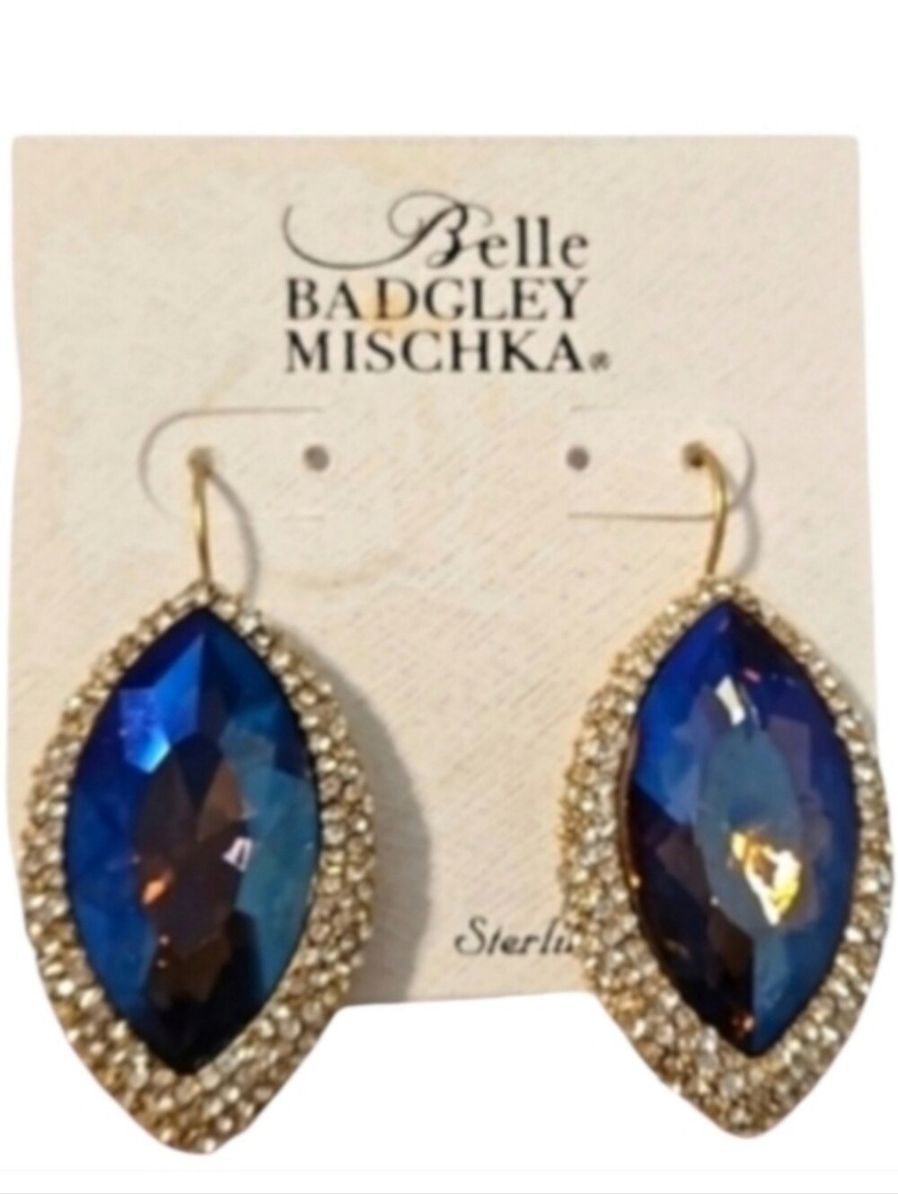 NWT Belle Badgley Mischka Teardrop Eearring